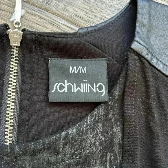 🔥Schwiing🔥 | Black and silver  metallic dress - Picture 7 of 10